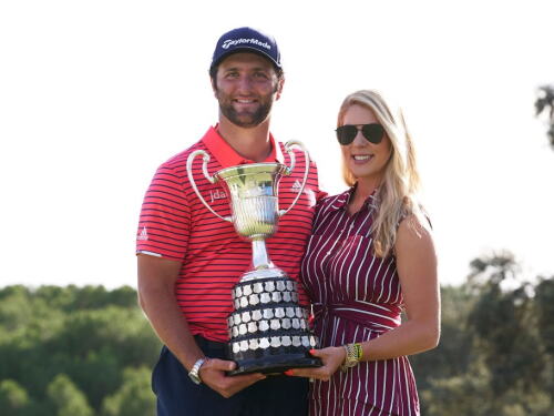 Jon Rahm and Kelley Cahill