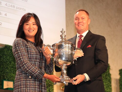 Jin Young Ko, Mike Whan