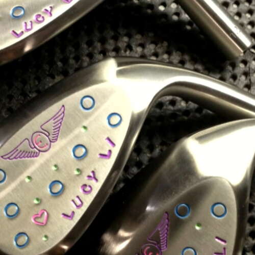 Equipment: Lucy Li's blinged-out clubs for Open