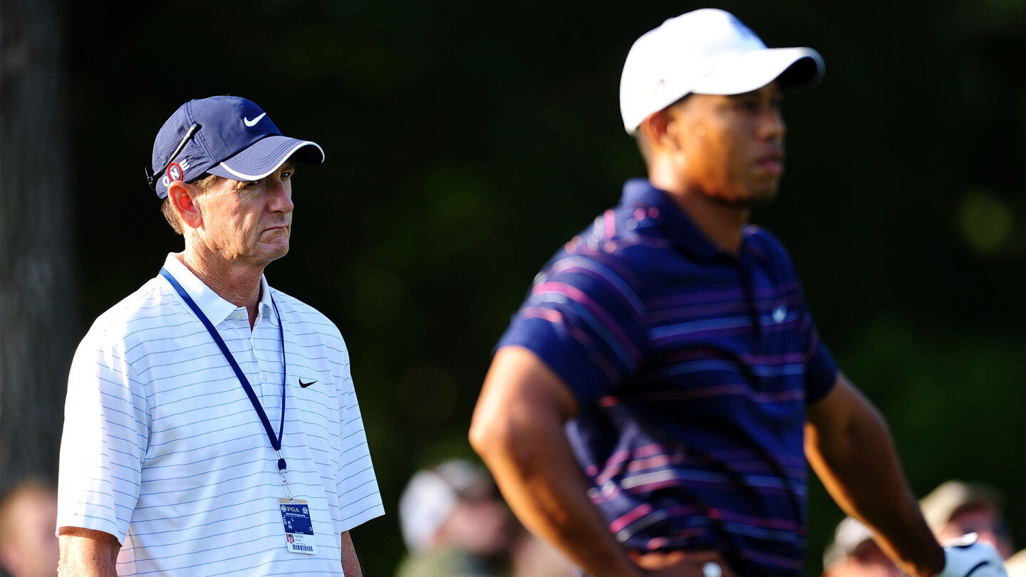 Hank Haney and Tiger Woods
