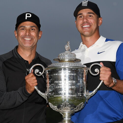 Claude Harmon III and Brooks Koepka
