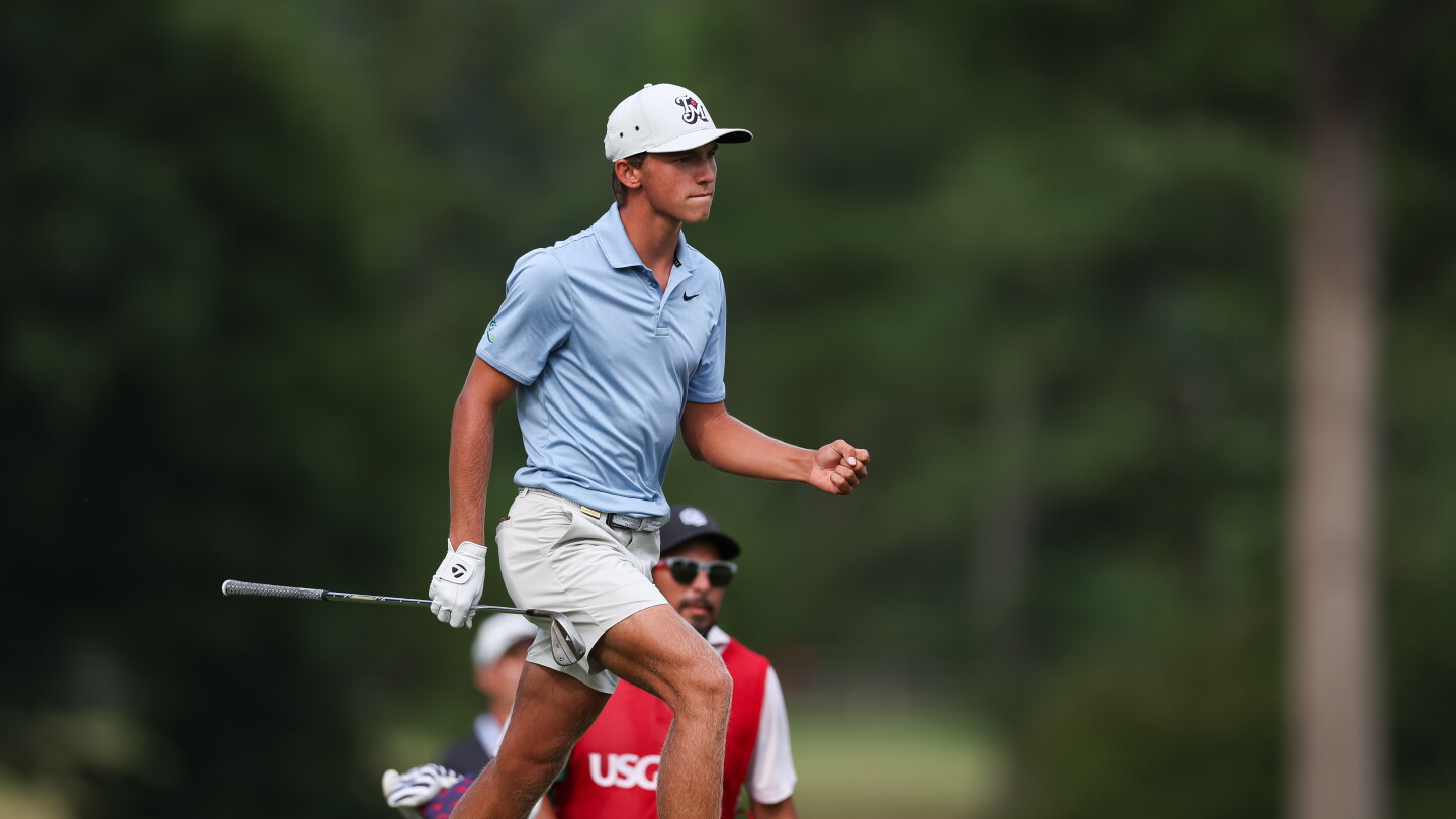 Miles Russell delivers epic performance to earn spot in U.S. Junior final - Golf Channel