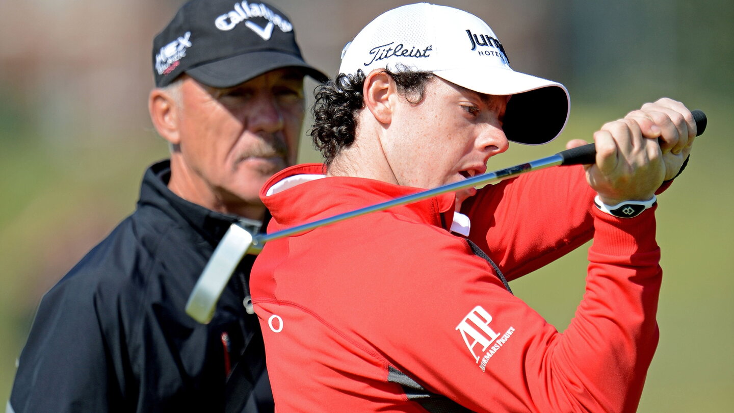 Pete Cowen and Rory McIlroy