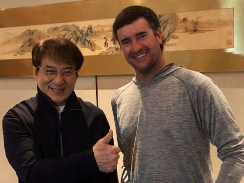 Bubba Watson and Jackie Chan