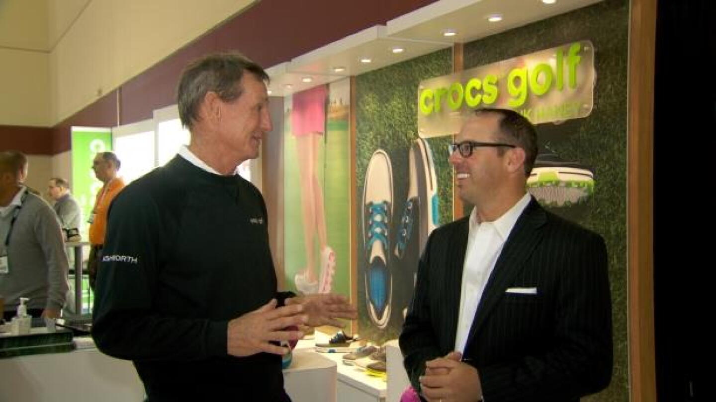Built for comfort:  Haney on his involvement with Crocs