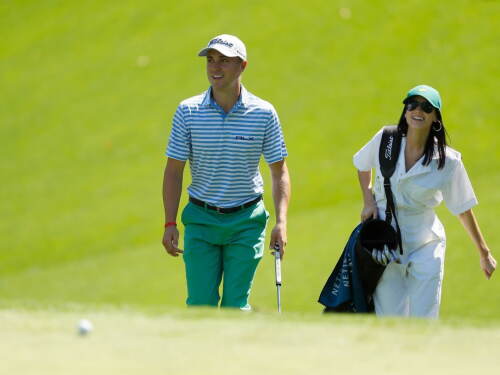 Justin Thomas and Jillian Wisniewski