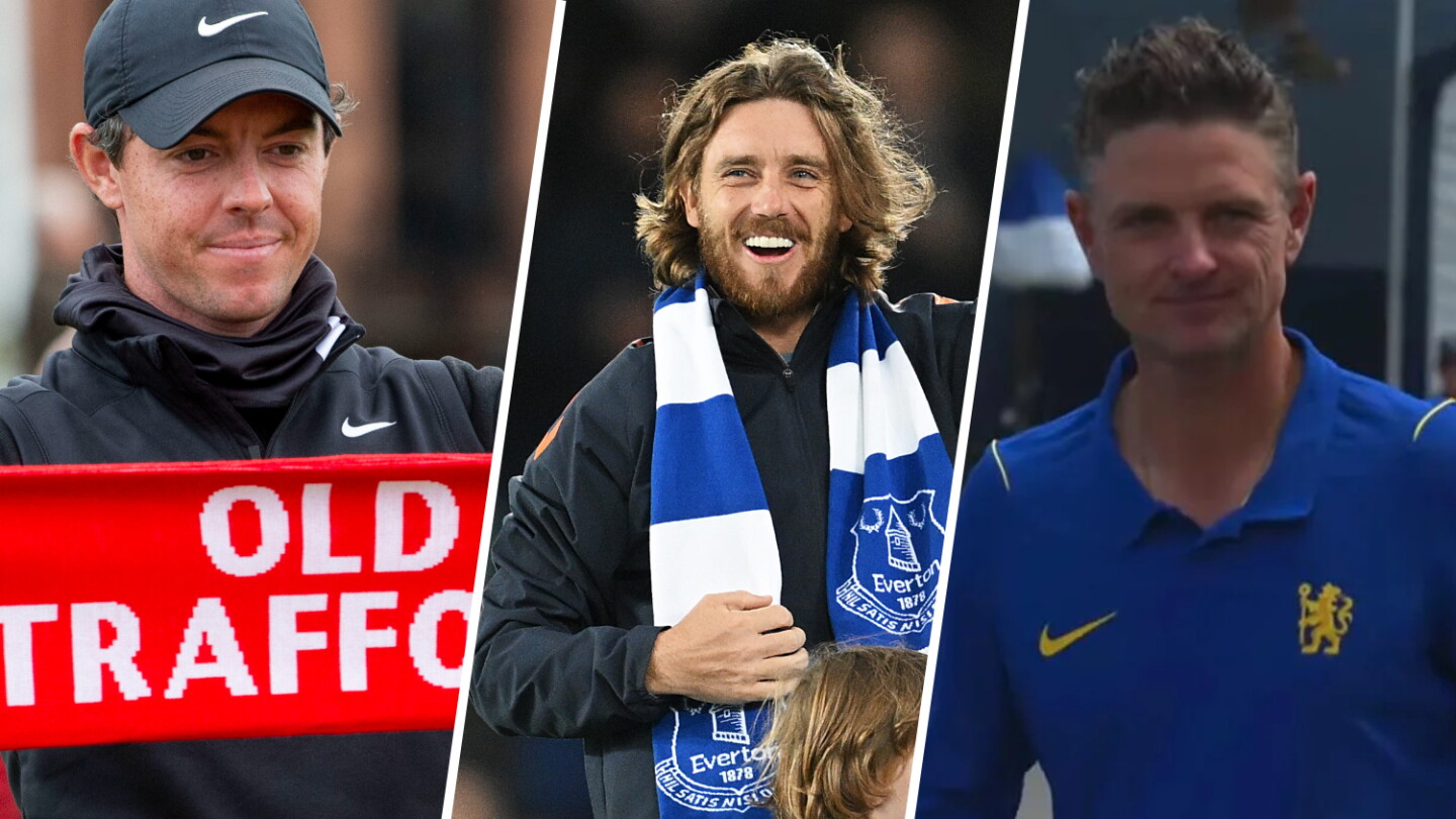 Passion for the pitch: Golfers who are diehard Premier League fans and the teams they support