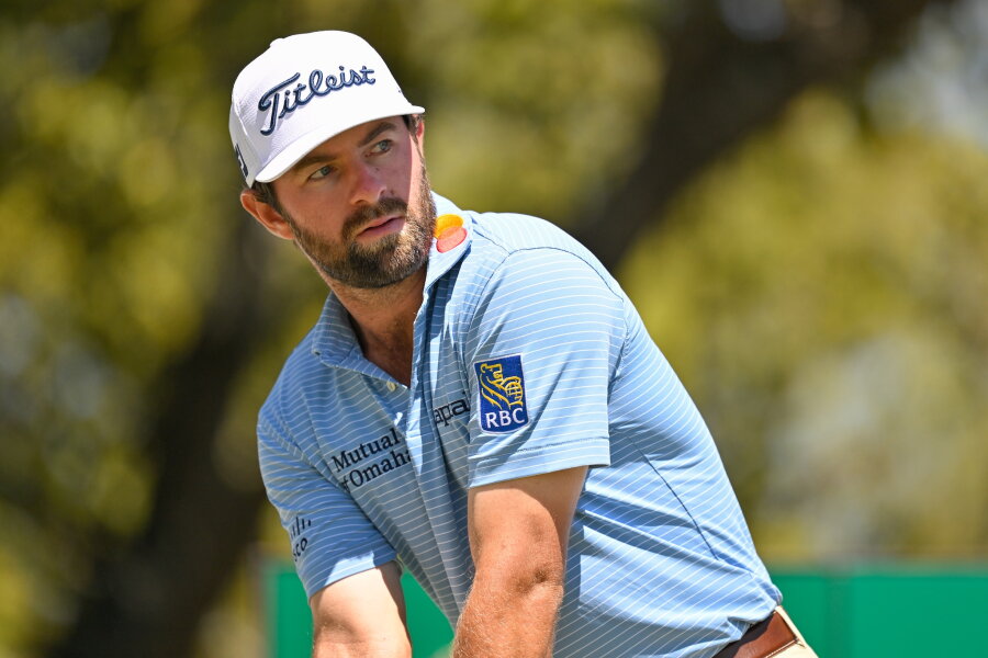 Cameron Young up close during the 2023 WGC Match Play