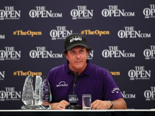 Phil Mickelson at 2019 Open