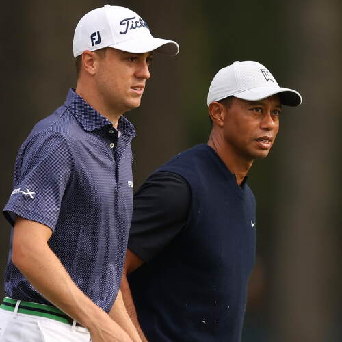 Justin Thomas, Tiger Woods