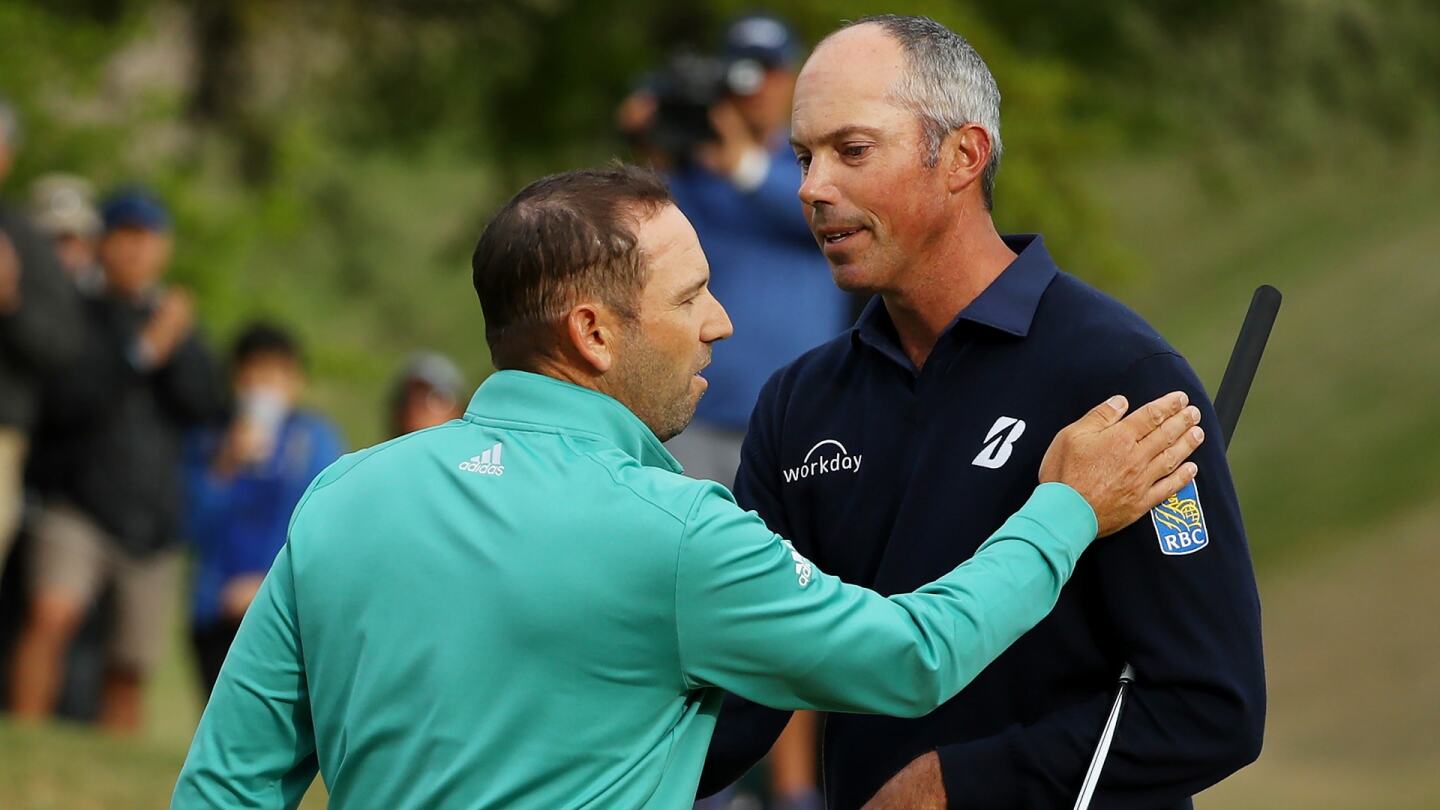 Matt Kuchar and Sergio Garcia