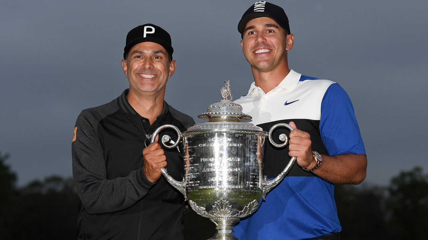 Claude Harmon III and Brooks Koepka