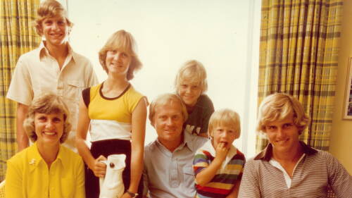 Jack Nicklaus and family