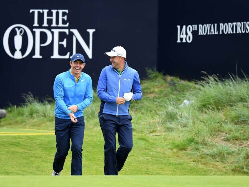 Rory McIlroy and Justin Thomas