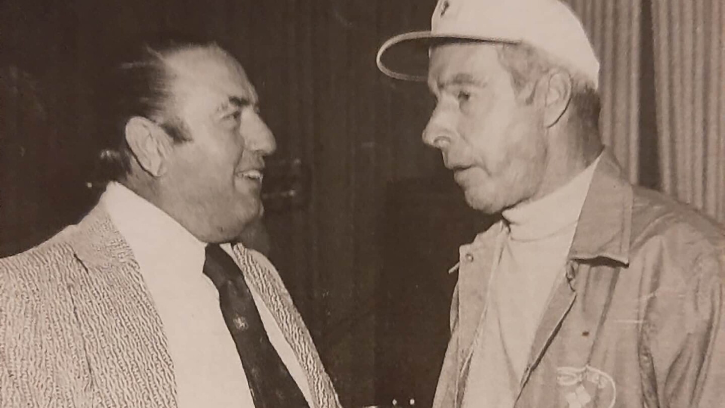 Martin Stanovich and Joe DiMaggio