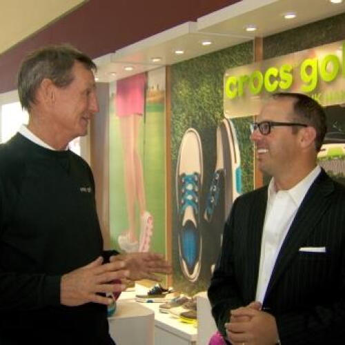 Built for comfort:  Haney on his involvement with Crocs