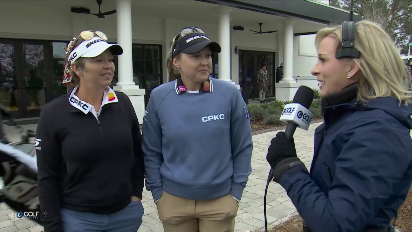 Henderson, with caddie sister in final start, fires 66 at TOC