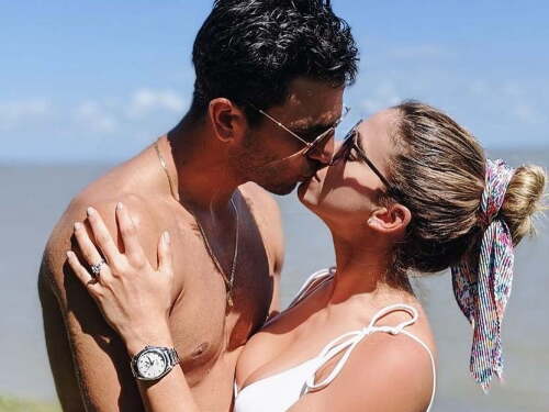 Belen Mozo and Robert Farah