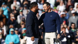 Rory McIlroy and J.J. Spaun, The Players Championship playoff