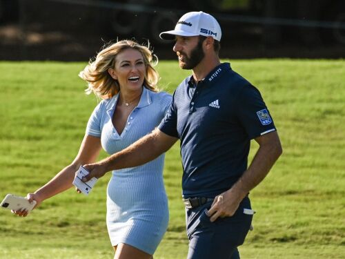 Paulina Gretzky and Dustin Johnson
