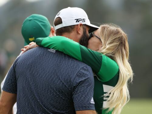 Dustin Johnson and Paulina Gretzky